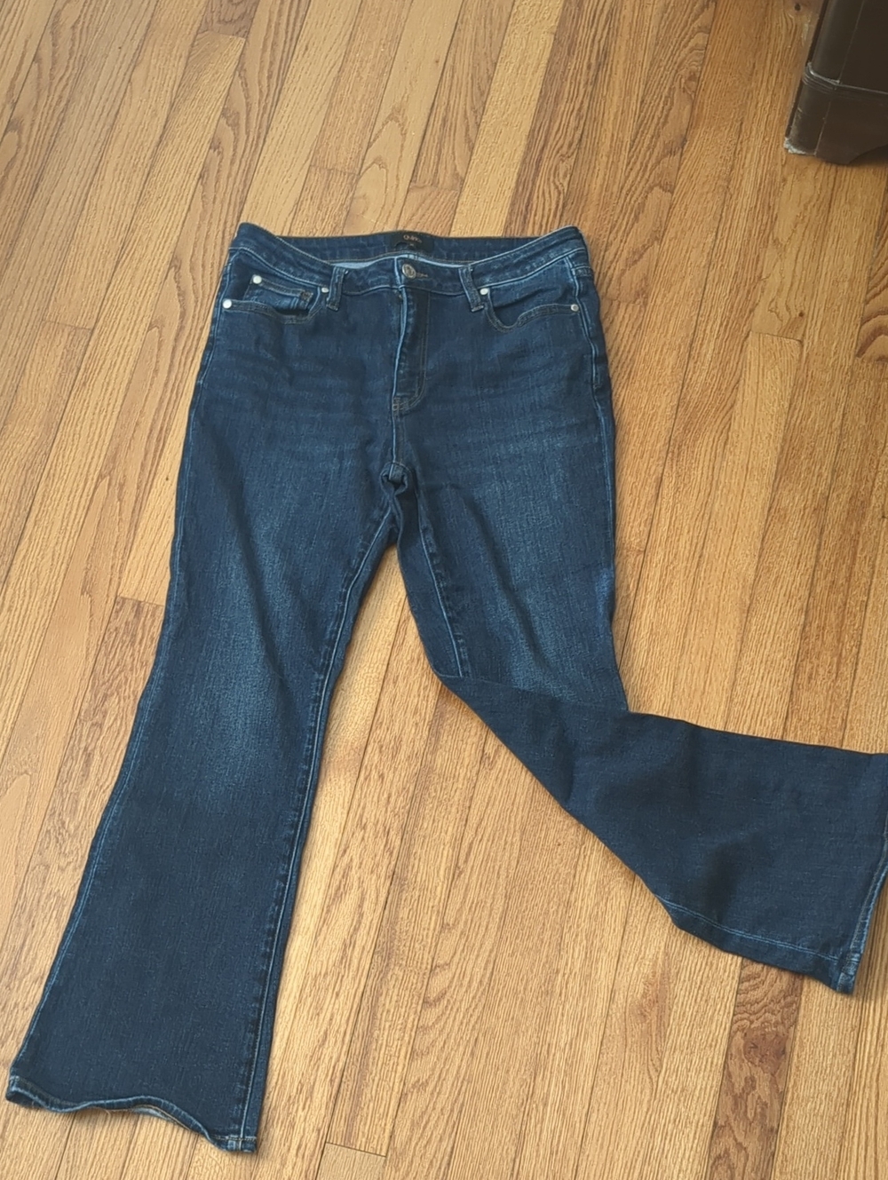 Quince Organic Stretch Flare Jeans